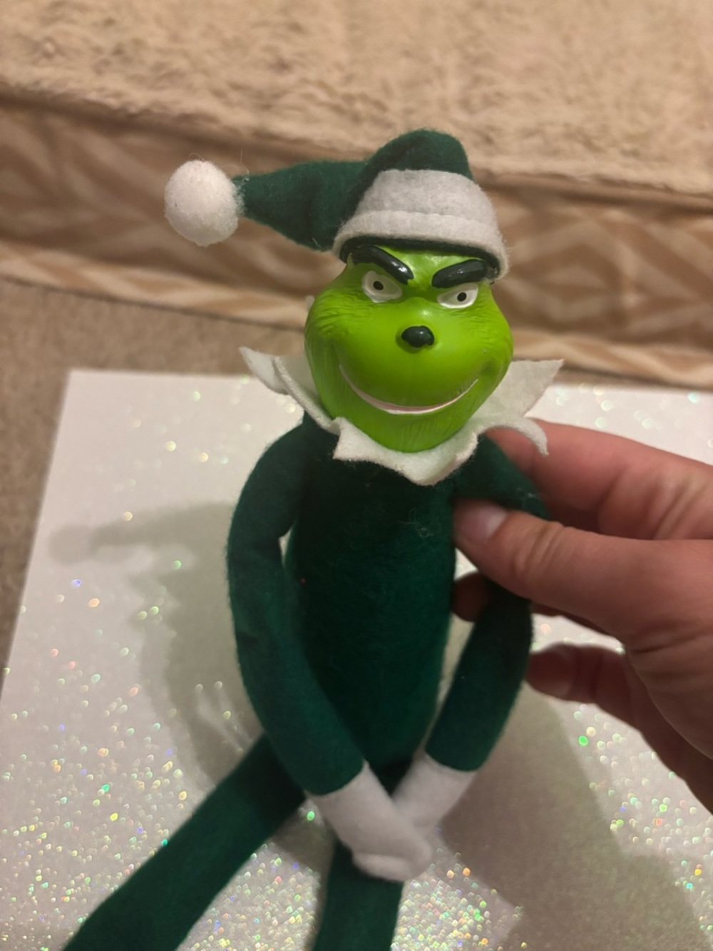 Grinch Elf on the Shelf